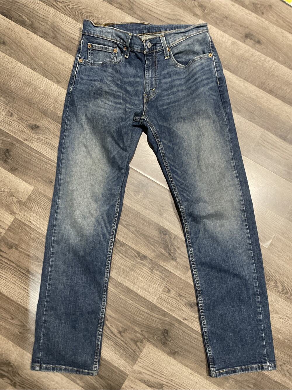 Levis 559 Jeans Mens 31x32 Blue Denim Cotton Faded Straight Workwear Adult
